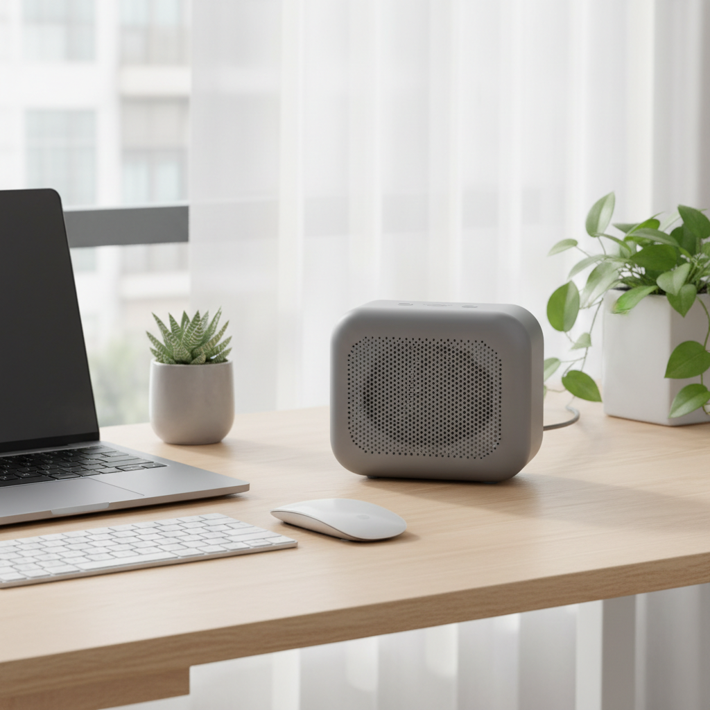 Portable Wireless Bluetooth Speaker in sleek gray